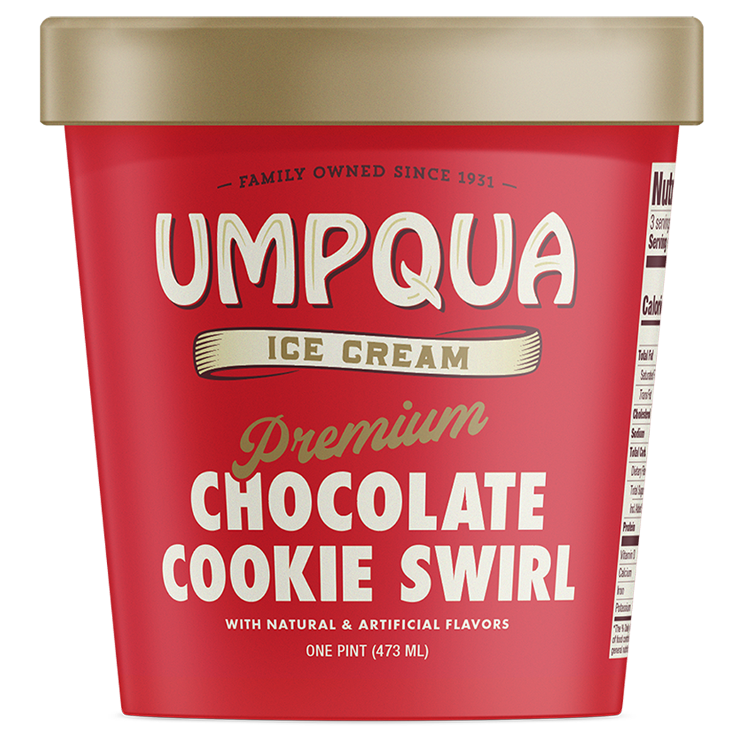 Umpqua Ice Cream - Chocolate Cookie Swirl