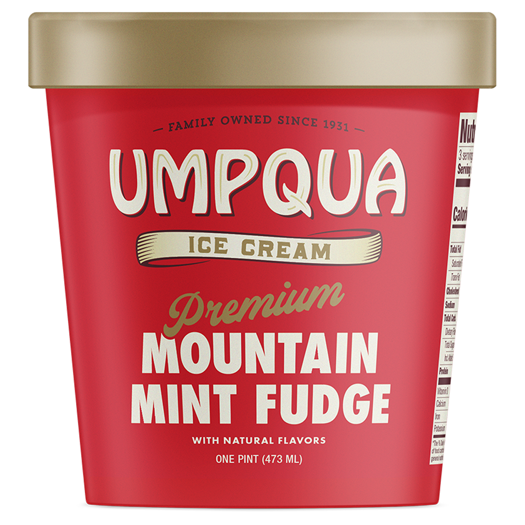 Umpqua Ice Cream - Mountain Mint Fudge