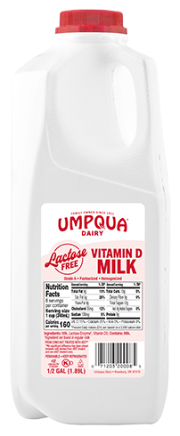 Umpqua Dairy Vitamin D Lactose Free Milk